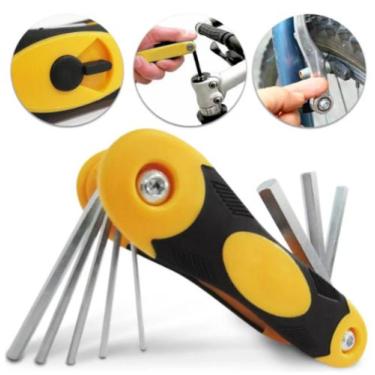 Imagem de Jogo Chave Allen Tipo Canivete Jogo C/8 Pontas 1.5 A 8.0mm - VTQ