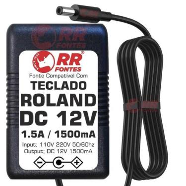 Imagem de Fonte 12V Para Piano Digital Sintetizadores Roland Psb-5U - Rrfontes C