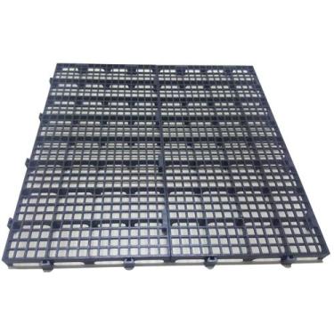 Imagem de Kit 25 Pisos Plástico Preto Estrado Pallet Palete 50X25Cm - Marwell in