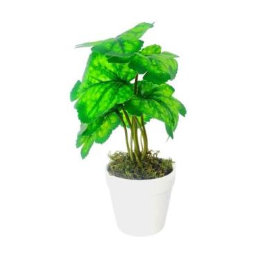 Imagem de Arranjo de Planta Artificial em Vaso de Plástico - Melhores Ofertas , 