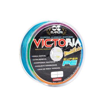 Imagem de Linha Multifilamento Maruri Victoria 8x Colorida 0,27mm 30lb/13,6kg - 