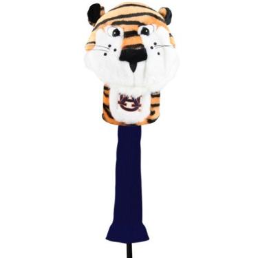 Imagem de Team Golf NCAA Auburn University Tigers Mascot Golf Club Capa, serve na maioria dos motoristas grandes, meia extra longa para proteção do cano, produto oficialmente licenciado, Auburn Tigers