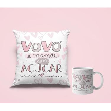 Imagem de Presente Para Vovó Presente Caneca E Almofada Vó Vo Kit Avó - Art Pers