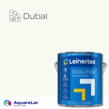Imagem de EVolution Acrílico Leinertex Fosco 3,6L, DUBAI, 3,6L