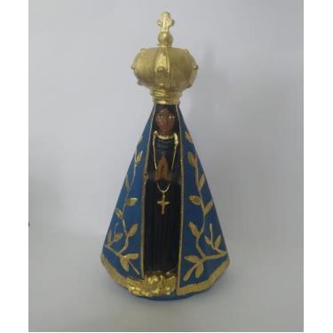 Imagem de Voltar Imagem Estatueta Nossa Senhora Aparecida 18cm Resina - ACARYART