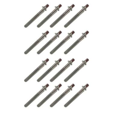 Imagem de Kit 16 Parafuso Afinação De Bateria 50mm X 5mm 7/32  - Spanking