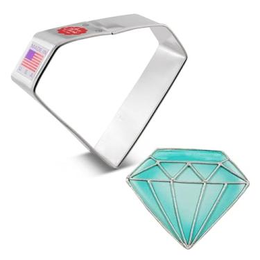 Imagem de Cortador de biscoito de pedra preciosa Ann Clark, 8,89 cm