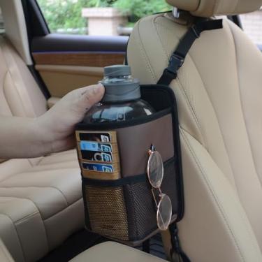 Imagem de Expansor de copo grande para carro, serve para garrafas de água grandes de 60 ml, bolsa grande com suporte para bebidas - veículo automotivo universal para carros, SUV e caminhões, carrinhos de golfe