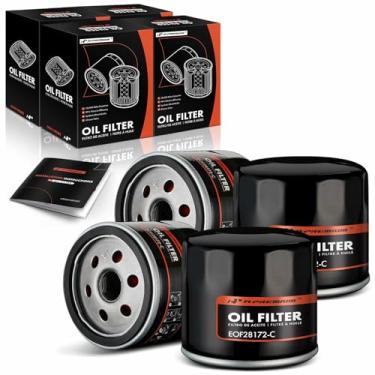 Imagem de A-Premium Filtro de óleo giratório de proteção de 4 unidades de 10 mil milhas compatível com Dodge Charger, Omni e Fiat 124, 131, Brava, Strada, X-1/9 e para Maserati 228i, 430i, Spyder & Lotus Europa