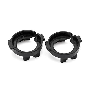 Imagem de 2 peças H7 LED suporte de lâmpada de farol adaptador para Kia Soul Rio Sedona Carnaval para Hyundai Elantra Sonata H7 HID farol espaçador suporte clipe retentores