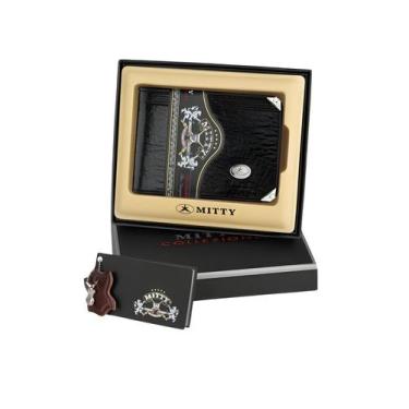 Imagem de Carteira Mitty Couro Cor Preto - M21
