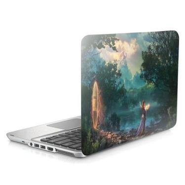 Imagem de Skin Adesivo Protetor para Notebook 13,3" Bruxinha Bruxa Feiticeira d1