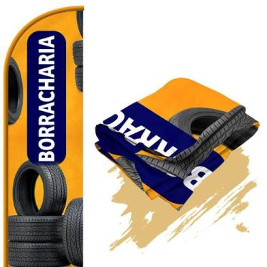 Imagem de Bandeira Para Wind Banner Dupla Face (só tecido) Borracharia - Fadrix