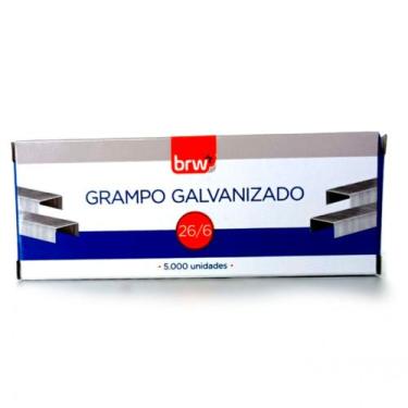 Imagem de Grampo galvanizado brw 26/6 c/1000 c/ 5 unid