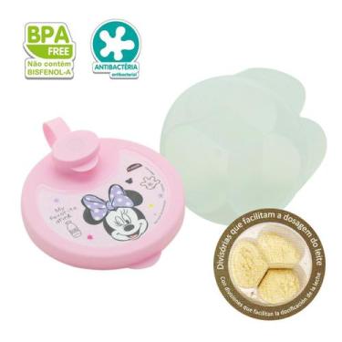 Imagem de Porta Leite em Pó com Dosador e Divisória Mickey OU Minnie Plasútil, M