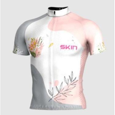 Imagem de Camisa Feminina Skin Tour Venus Branco Floral - Skin Sports, G