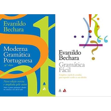 Imagem de KIT 2 LIVROS EVANILDO BECHARA Moderna Gramática Portuguesa + Gramática