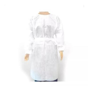 Imagem de AVENTAL DESC. Manga Longa 1,20 X 1,40 GR 30 PESADA MOD INT. branco - d