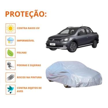 Imagem de Capa Cobrir Carro Volkswagen Saveiro Proteção Impermeável - Mosaner St