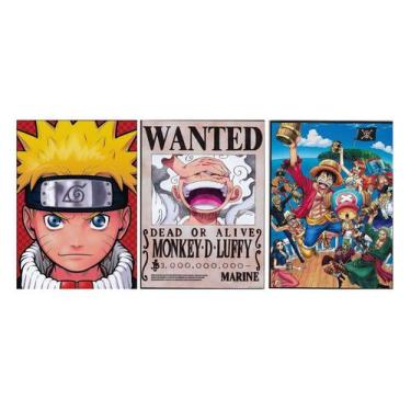 Imagem de Quadros Decorativos Naruto, Mangá, Monkey D. Luffy - POP, Monkey D. Lu