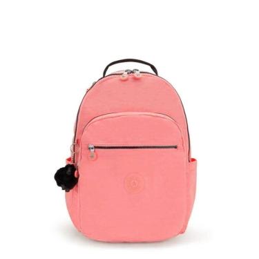 Imagem de Mochila De Costas Kipling Seoul Peach Peace