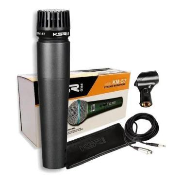 Imagem de Microfone para Instrumento Ksr Km57 + Cabo+ Cachimbo e Bag  - KSR PRO