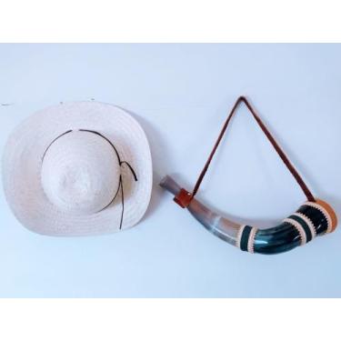 Imagem de Kit Chapéu Cowboy Com Berrante Infantil Ultra Oferta Hoje - Selaria Fo