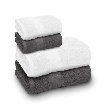 Imagem de Jogo de Toalha Banhão Indiana Intense 100% Algodão 4 Peças Gramatura 6