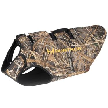 Imagem de Colete de caça para cães, colete camuflado de neoprene de 5 mm para caça de aves aquáticas e pombas de pato, isolado e durável para uso ao ar livre