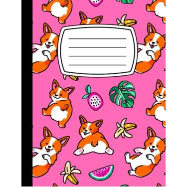 Imagem de Corgi Composition Notebook: Cute Corgies Puppy, cute Composition Notebooks For Students, Teachers, Wide Lined Journal For School, Office & Home Use, 120 Pages | 8.5" x 11" inches |