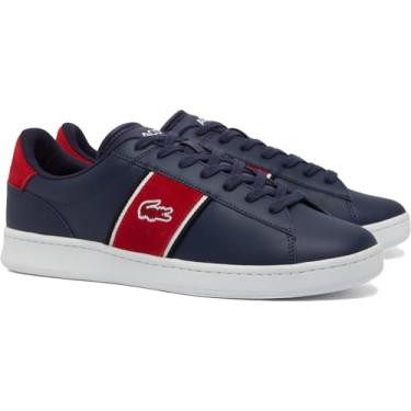 Imagem de Lacoste Tênis masculino Carnaby Set, Nvy/vermelho, 39