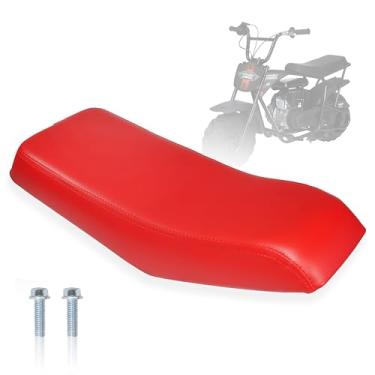 Imagem de JMCHstore Assento Novo Atualizado para Monster Mega Moto Mmb80 80Cc Mmb105 105Cc, para Almofada de Bicicleta Coleman Realtree Rb100 Rt100 Mini Peças de Reposição (Vermelho)