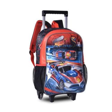 Imagem de Mochila escolar carrinho meninos carros fast machine - Clio