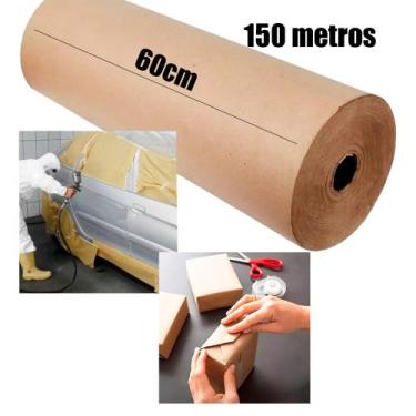 Imagem de Bobina de papel semi kraft 60cm 150mts - K9 COMERCIAL