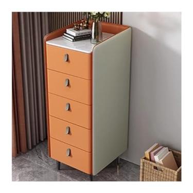 Imagem de LICONG-2020 Armário lateral com cinco baldes de madeira maciça armário estreito minimalista para quarto armário de armazenamento e armazenamento TV armário lateral pequeno armário de canto (D)