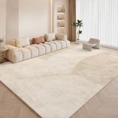 Imagem de Tapete creme francês luxuoso romântico macio tapetes confortáveis fáceis de cuidar quarto tapetes modernos sala de estar decoração estética tapete, YHT022, B, 200X200CM