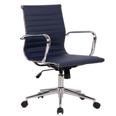 Imagem de Cadeira de Escritório Sevilha Baixa - Azul Marinho