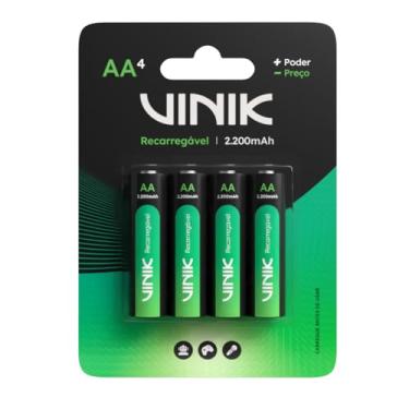 Imagem de PILHA RECARREGÁVEL AA C/4-2200MAH 1.2V - VP2AB4R