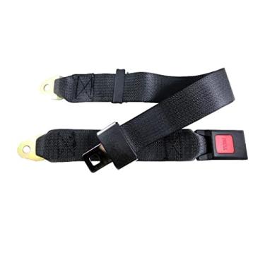 Imagem de Cinto de segurança ajustável de 2 pontos único serve para carrinho de golfe Go Kart ATV UTV Quad Club Buggie Taotao Sunl Roketa (1)