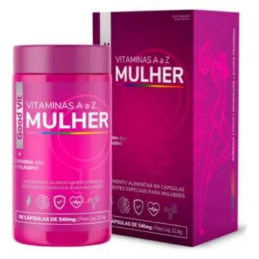 Imagem de Vitaminas A Z Mulher + Colágeno 60cáps Good Vit Mais Energia