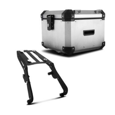 Imagem de Baú moto top case roncar 35 litros xt 660r + bagageiro - SUPER ADVENTU