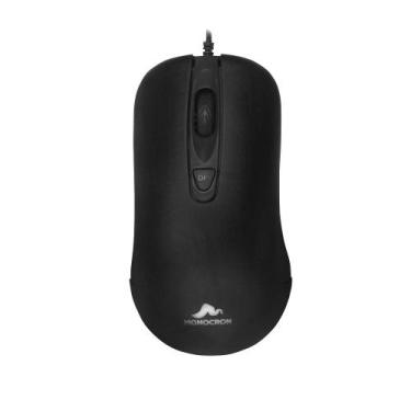 Imagem de Mouse com fio mn264-4d preto 1.5m dpi 1000 - monocron