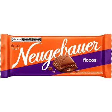 Imagem de Barra de Chocolate ao Leite Flocos Neugebauer 80g