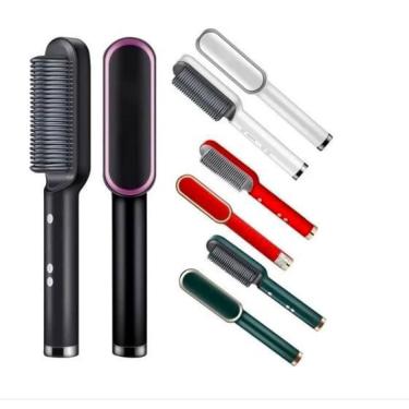 Imagem de Escova De Cabelo Seca E Alisa 3 Em 1 Bivolt