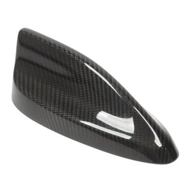 Imagem de Capa de Antena de Teto de Carro de Fibra de Carbono Brilhante para 2021 e Superior, Resistência UV Com Aprimoramento Elegante, Instalação Sem Esforço