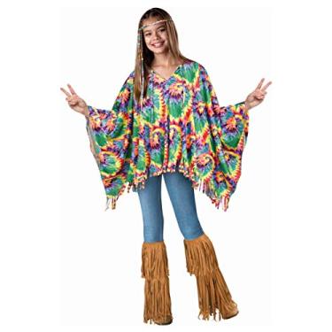 Imagem de Poncho infantil hippie padrão