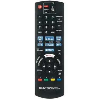 Imagem de Novo controle remoto de substituição N2QAYB001026 para leitor de Blu-ray Disc Panasonic DMP-BD93 DMP-BD83 DMP-BD94PU sub N2QAYB001029 N2QAYB001030、N2QAYB001033、N2QAYB000958