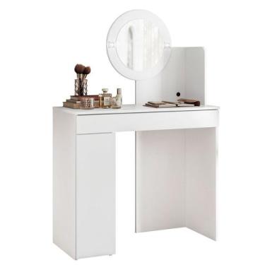 Imagem de Penteadeira Camarim Aurea Gaveta Com Divisória Interna Led Móveis Alba