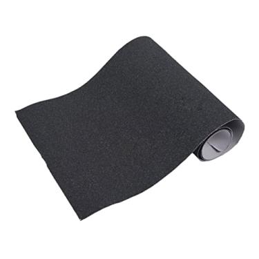 Imagem de Fita de aderência para skate impermeável antiderrapante Carborundum Skate Deck Lixa 84 x 23 cm, fita adesiva Longboard impermeável
