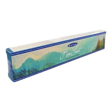 Imagem de Incenso Meditação Massala Rain Forest Satya Cx c 12 Var - Lua Mística 
